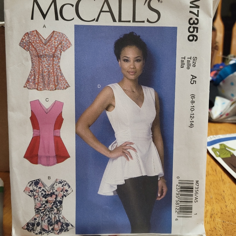 McCall's patteren 7356 Brand new